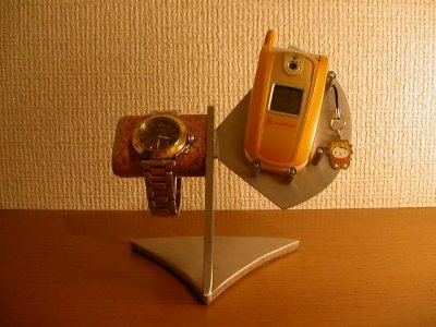 画像1: 携帯電話ケース！！携帯電話＆腕時計スタンド