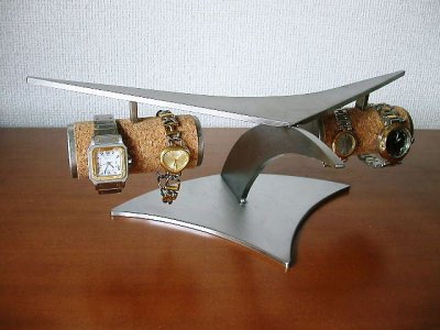画像2: インテリア！ジャンボ旅客機型腕時計スタンド