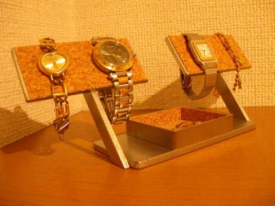 画像3: オーソドックス4本掛け腕時計スタンド　パート17