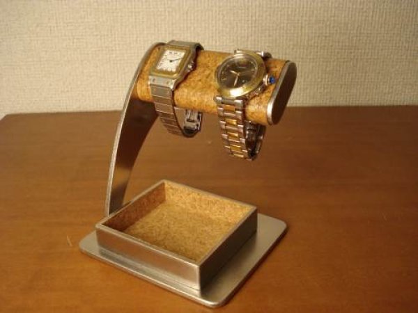 画像1: 腕時計スタンド　だ円おおきいトレイ腕時計スタンド　NJモデル (1)