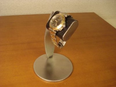 画像1: デザインシングルブラックコルク腕時計スタンド