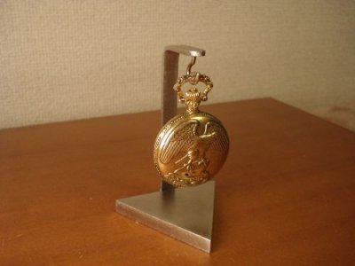 画像1: 懐中時計を飾る！シンプルデスク懐中時計スタンド