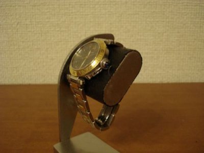 画像3: 腕時計スタンド　ブラックデスク時計スタンド