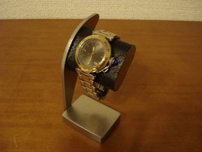 画像2: 腕時計スタンド　ブラックデスク時計スタンド
