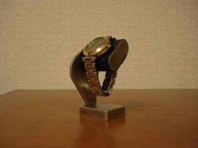 画像2: 腕時計スタンド　ブラックコルクウォッチスタンド　WS84