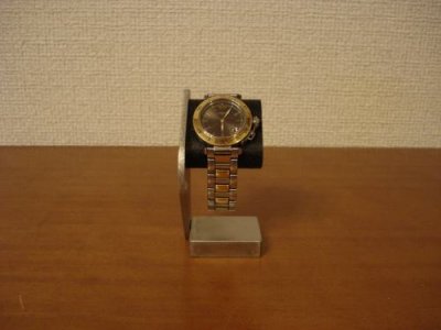 画像1: 腕時計スタンド　ブラックコルクウォッチスタンド　WS84