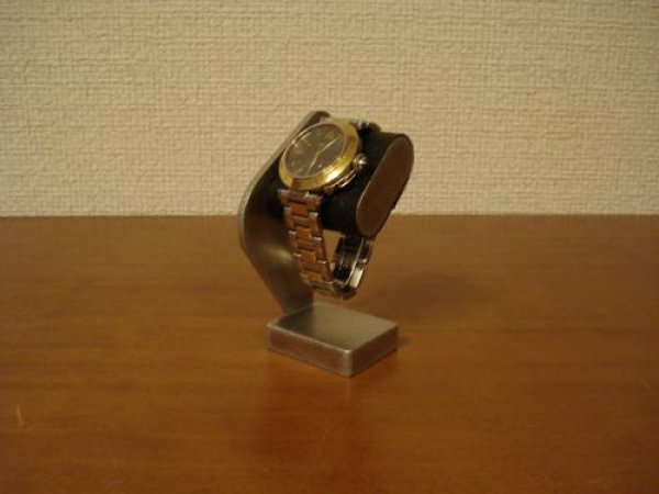 画像1: 腕時計スタンド　ブラックコルクウォッチスタンド　WS84 (1)