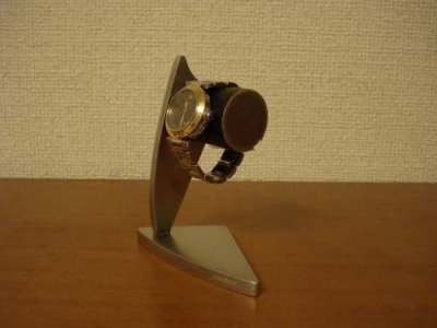 画像2: 腕時計スタンド　デザインディスプレイ黒コルク腕時計スタンド　スタンダード　WS644