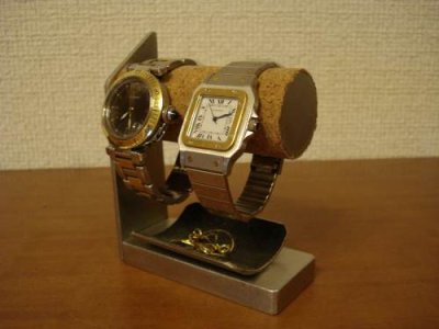 画像2: 腕時計スタンド　女性用2本掛け腕時計スタンド　スタンダード　JK56