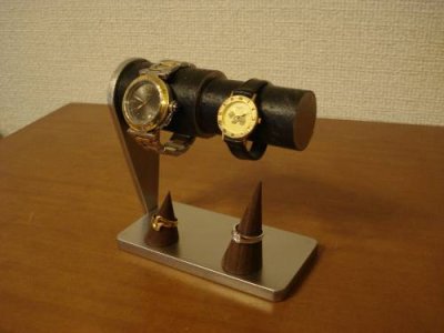 画像3: 時計ケース！新婚夫婦腕時計スタンド　指輪スタンドバージョン
