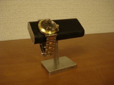 画像2: 腕時計スタンド　小粒な2本掛けブラック腕時計スタンド　　WSD778