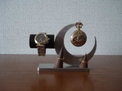 画像3: 誕生日プレゼントに　腕時計、懐中時計、ダブルリングスタンド付きアクセサリー収納スタンド