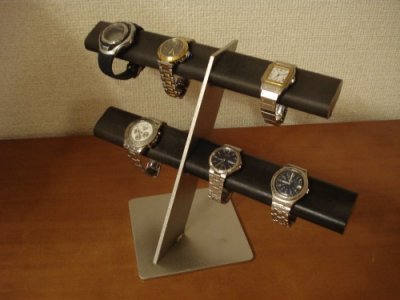 画像2: 腕時計スタンド　腕時計スタンド 10本　腕時計スタンド おしゃれ　ブラック10本掛けだ円腕時計スタンド　☆時計ケース 　AK442