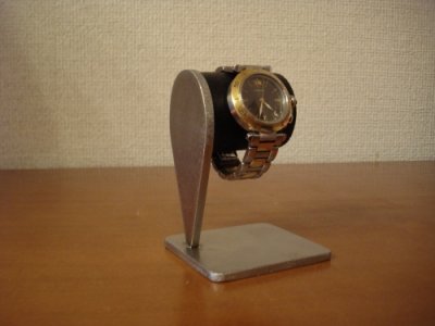 画像2: ウオッチスタンド ブラック1本掛け腕時計スタンド