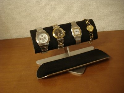 画像3: ウオッチスタンド　幅広だ円パイプ腕時計スタンド