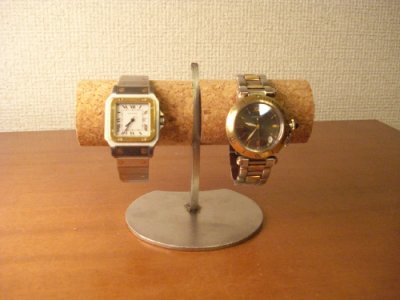 画像2: 腕時計スタンド　2本掛けデザイン腕時計収納スタンド 