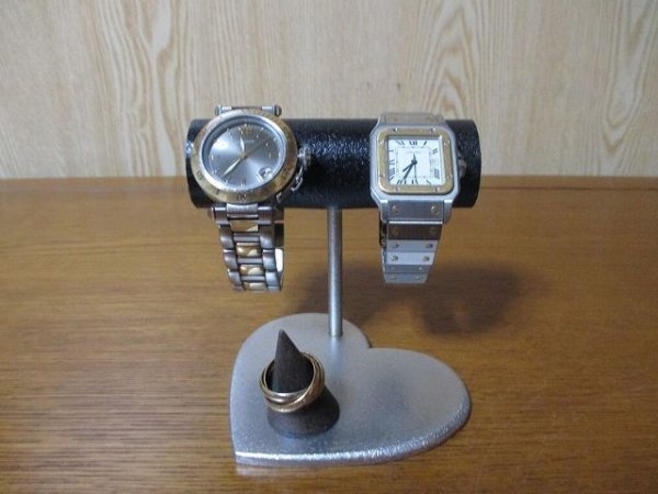 画像1: 腕時計スタンド　ハート台座腕時計スタンド　リングスタンド　ak-design 　　 (1)