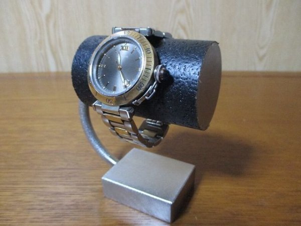 画像1: 時計スタンド　ブラックちびちゃん腕時計スタンド　ak-design 　　 (1)
