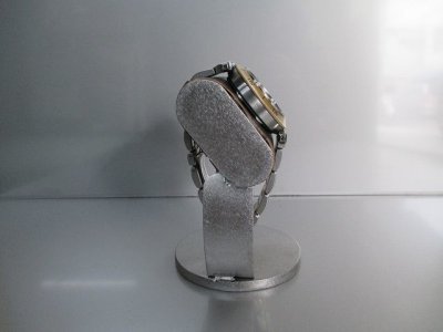 画像2: 腕時計スタンド 1本　腕時計スタンド 高級　腕時計スタンド 自作　だ円一本掛け支柱カーブ腕時計スタンドブラック　2019－3－７