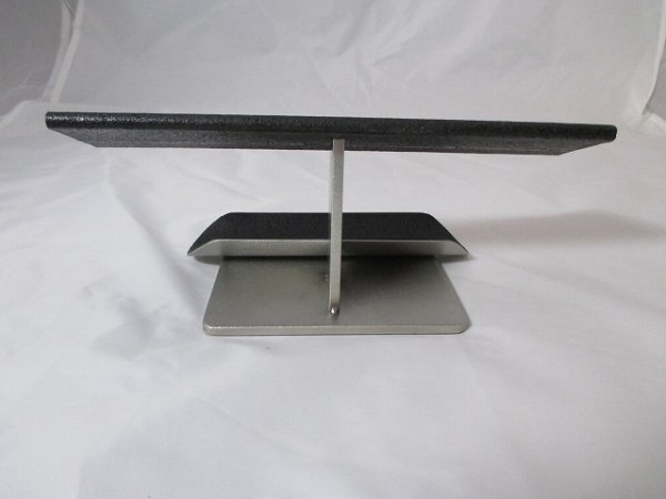 画像4: 腕時計スタンド　腕時計スタンド 手作り　腕時計スタンド 自作　腕時計スタンド おしゃれ　腕時計スタンド 4本　腕時計スタンド 複数　バーオールコルク貼りブラック4本掛け眼鏡トレイ付き時計スタンド　N190429 (4)