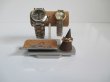画像1: 腕時計スタンド　２本掛け丸パイプトレイ、指輪スタンド付き腕時計スタンド　190803　 (1)