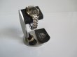 画像2:  時計スタンド 　トレイ、指輪スタンド付き腕時計スタンドブラック　190803 (2)