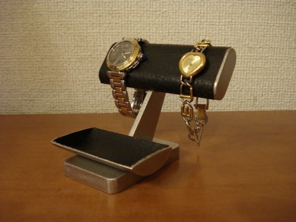 画像2: クリスマスプレゼントに！　ブラック2本掛けインテリアディスプレイスタンド　AK887  (2)