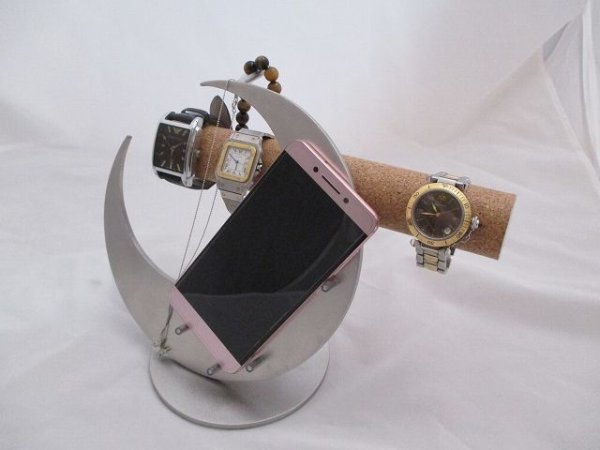 画像7: 腕時計スタンド　ウオッチスタンド　時計スタンド　腕時計スタンド 高級　腕時計スタンド おしゃれ　腕時計、スマホ、ネックレス三日月スタンド (7)