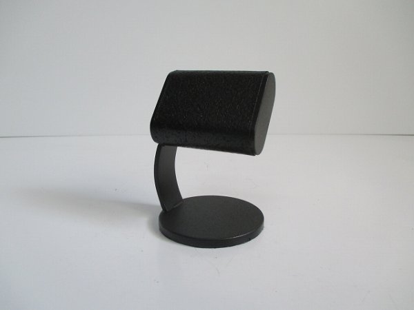 画像7: 腕時計スタンド　　オールブラックだ円パイプ支柱カーブ腕時計スタンド　 (7)