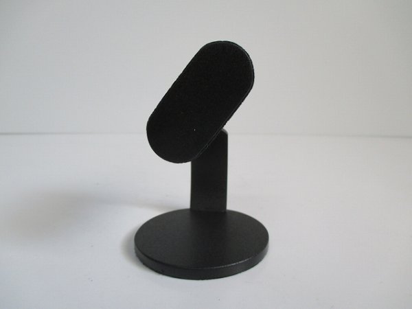 画像10: 腕時計スタンド　　オールブラックだ円パイプ支柱カーブ腕時計スタンド　 (10)