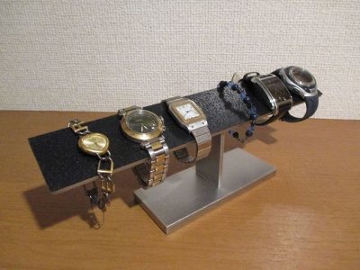 画像3: 腕時計スタンド　腕時計スタンド 手作り　腕時計スタンド 高級　腕時計スタンド おしゃれ　腕時計スタンド 自作　６本掛けブラックスーパーロングバースタンド