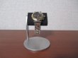 画像2: 腕時計スタンド　ブラックだ円支柱リーフ腕時計スタンド　 (2)