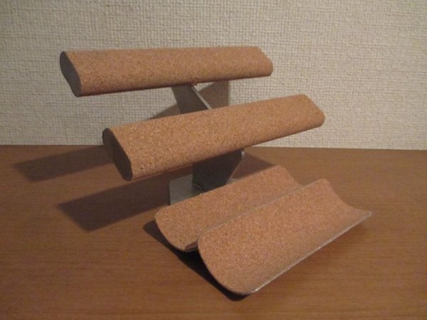 画像6: 腕時計スタンド　腕時計（8本掛け）、眼鏡、アクセサリー、ロングハーフパイプトレイ付き　No.211125 (6)