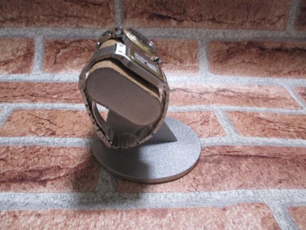 画像3: 腕時計スタンド　だ円2本掛け腕時計スタンド丸い台座　ak-design　No.211208　腕時計スタンド 手作り　腕時計スタンド 2本　腕時計スタンド おしゃれ　 (3)