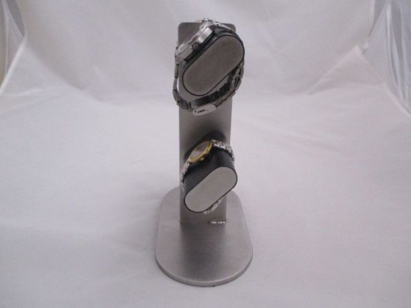 画像6: 腕時計スタンド　4本掛け楕円ブラック腕時計スタンド (6)