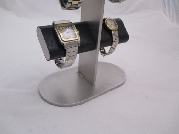 画像4: 腕時計スタンド　4本掛け楕円ブラック腕時計スタンド (4)