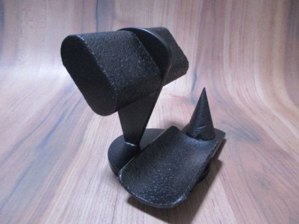 画像8: 腕時計スタンド　腕時計スタンド かわいい　腕時計スタンド おしゃれ　腕時計スタンド 飾る　ウオッチスタンド　オールブラック２本掛けだ円パイプトレイ、指輪スタンド付き腕時計スタンド　 (8)