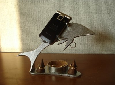 画像3: 丸トレイ指輪スタンド付きドルフィン携帯電話スタンド