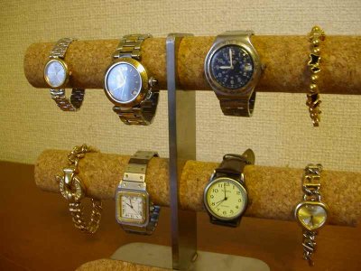 画像3: 腕時計スタンド　ウオッチスタンド　時計スタンド　腕時計スタンド 高級　腕時計スタンド おしゃれ　丸パイプ8本掛けインテリア　ロングトレイ