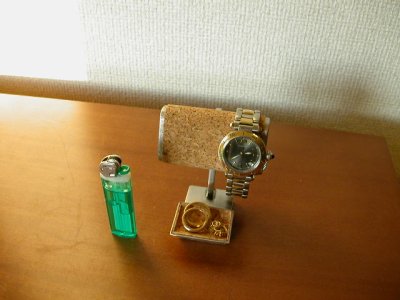 画像1: 小さいトレイ付き腕時計スタンド