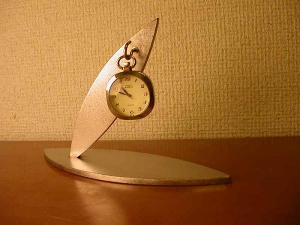 画像1: 木の葉のデザイン懐中時計スタンド (1)