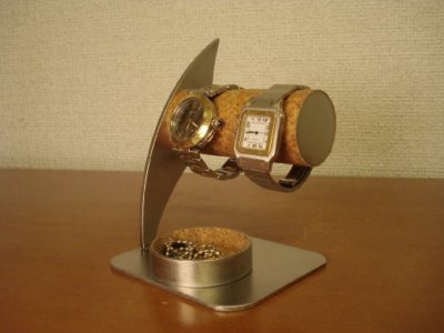 画像3: 丸トレイ2本掛け腕時計スタンド
