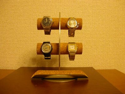 画像2: ウォッチスタンド　腕時計スタンド おしゃれ　腕時 計スタンド 高級　ウオッチスタ ンド おしゃれ　時計スタンド 4 本　三日月ムーン丸パイプ腕時計ディスプレイスタンド！ロングトレイ