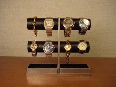 画像3: 腕時計スタンド　ウオッチスタンド　時計スタンド　腕時計スタンド 高級　腕時計スタンド おしゃれ　腕時計スタンド 8本　オールブラック腕時計スタンド
