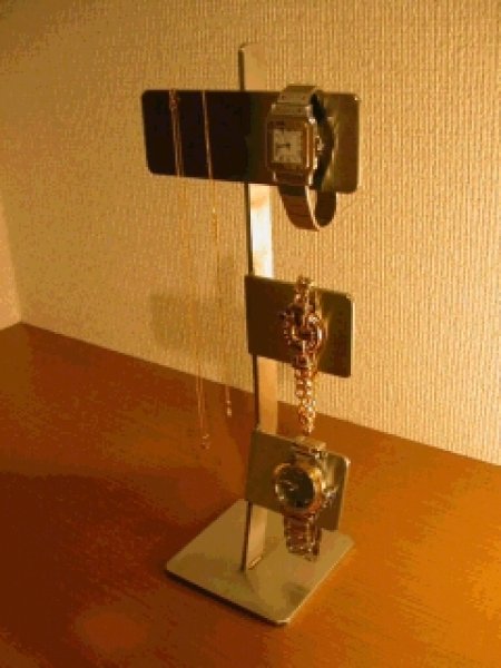 画像1: ネックレス＆腕時計スタンド (1)