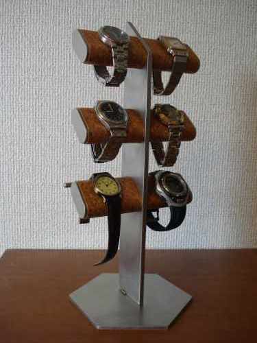 腕時計収納！6本掛けタワー腕時計＆革バンド腕時計スタンド WSD776 - AKデザイン
