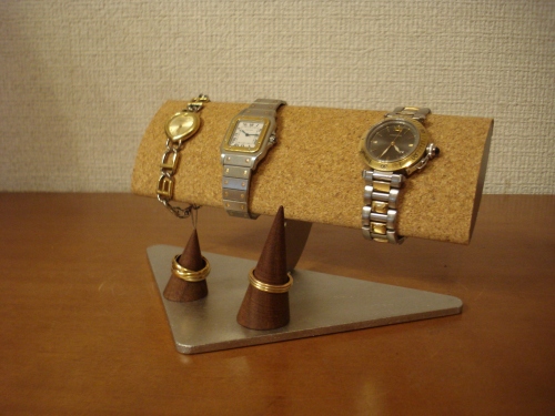 腕時計スタンド 腕周り太い方用ウォッチ収納スタンド ダブルリング