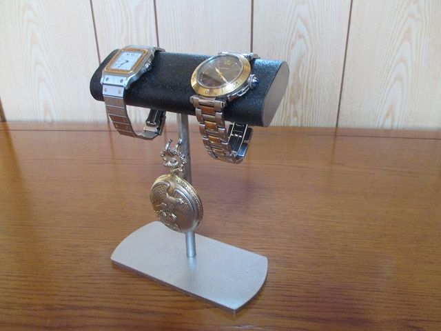腕時計、懐中時計スタンドブラック - AKデザイン