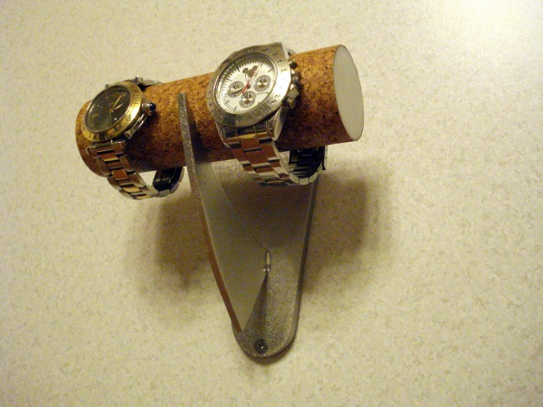 腕時計スタンド 2本掛け壁付け腕時計スタンド - AKデザイン