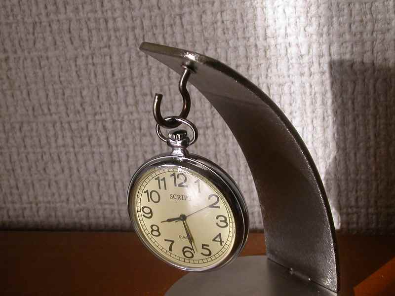 懐中時計スタンド ブラックデザインデスク懐中時計ケース
